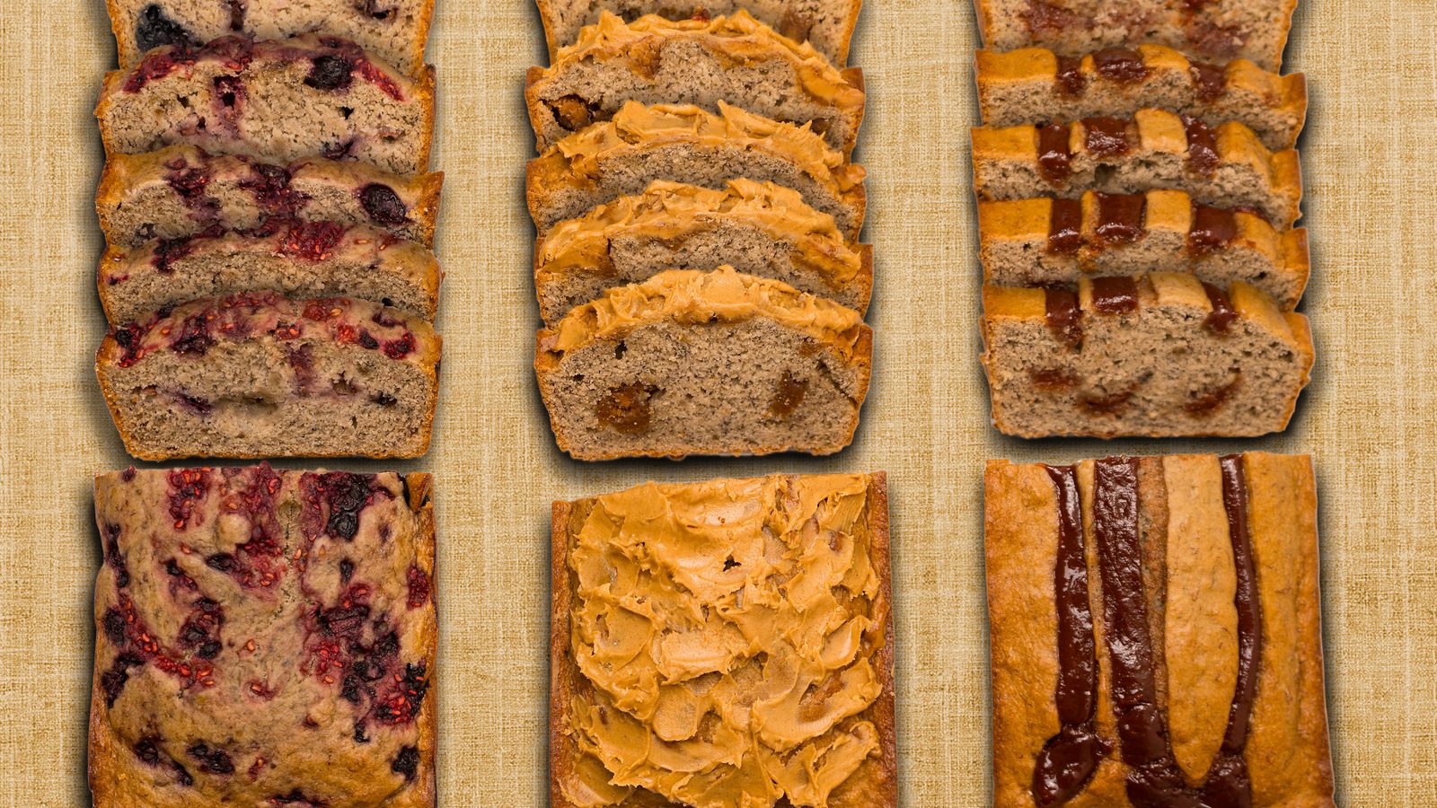 Panes de Tefy Tortas y Postres en rebanadas, de varios sabores